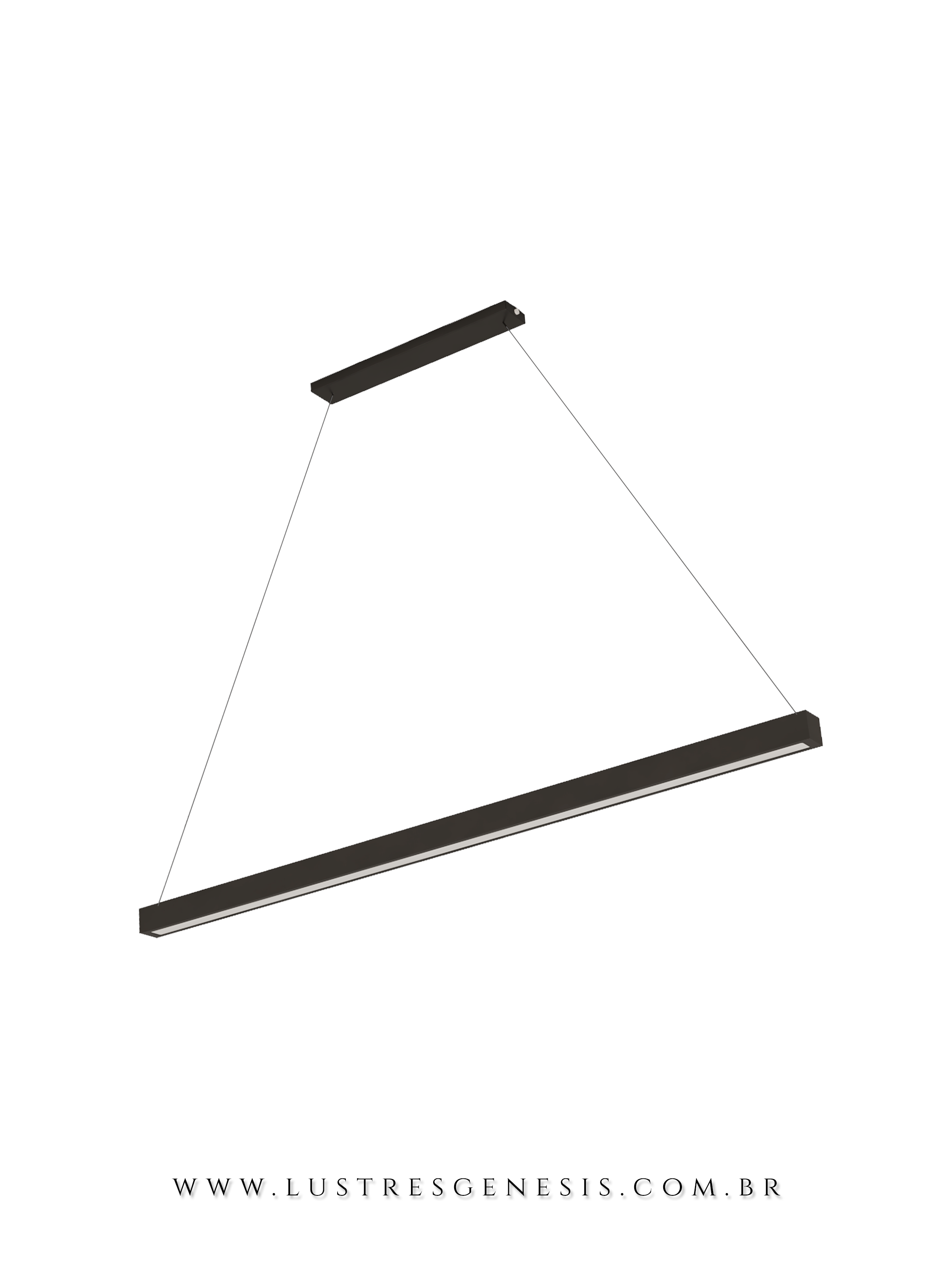 Lustre Pendente Moderno com LED